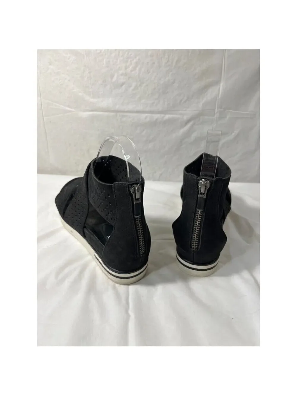 Eileen Fisher Sport Perforated Leather Comfort Sandals size 6.5